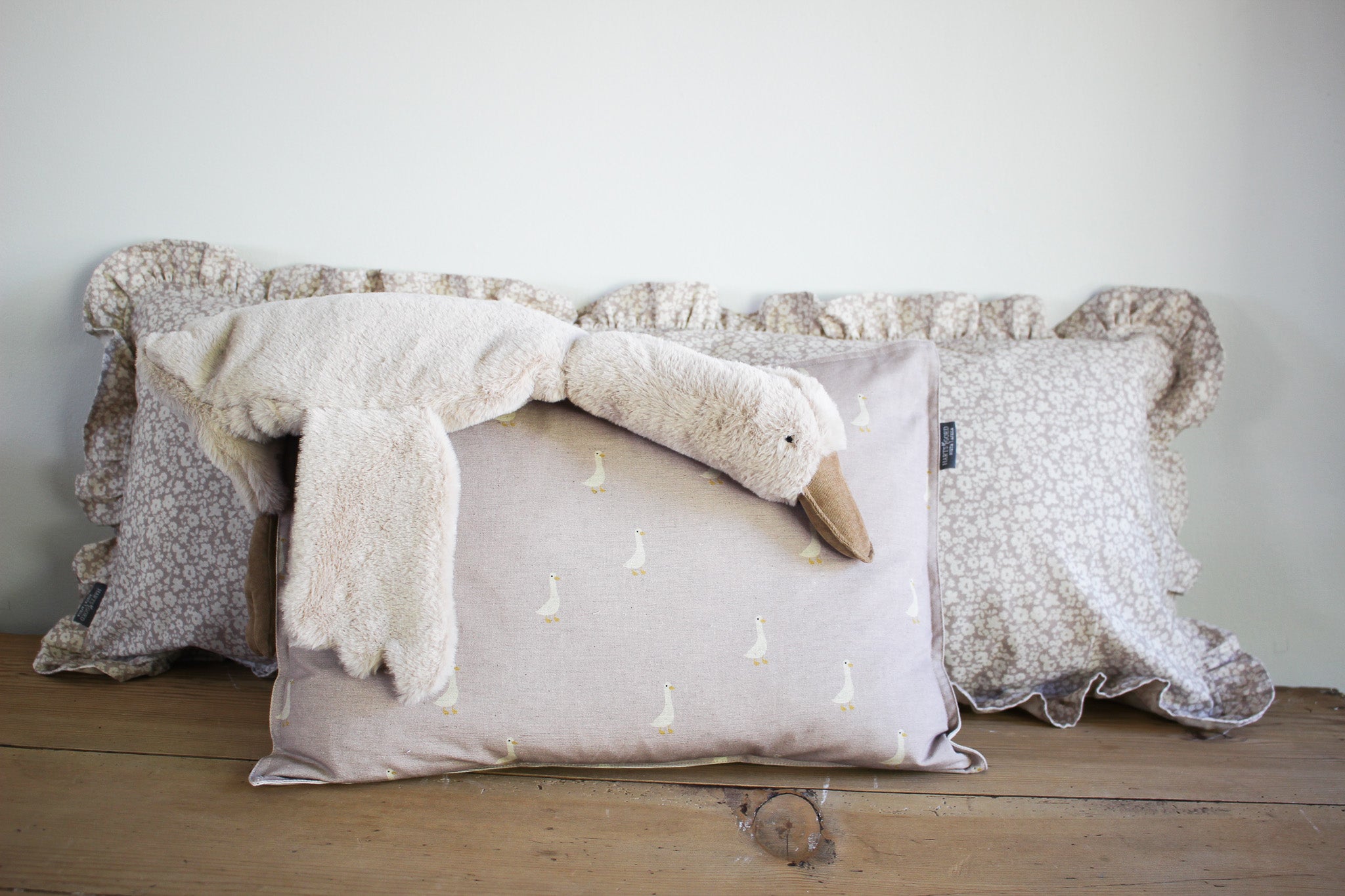 Karoo Frilled Cushion | Mauve Fields of Flowers | 40x100cm