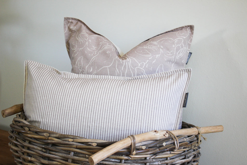 Cushion Cover | Mauve Lines | 35 x 50cm