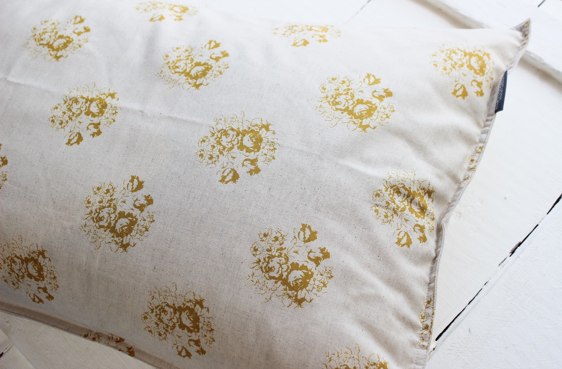 Cushion Cover | Mustard Country Floral | 45 x 70cm