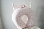 Cotton Nursing Pillow | Flower Fields | Dusty Rose