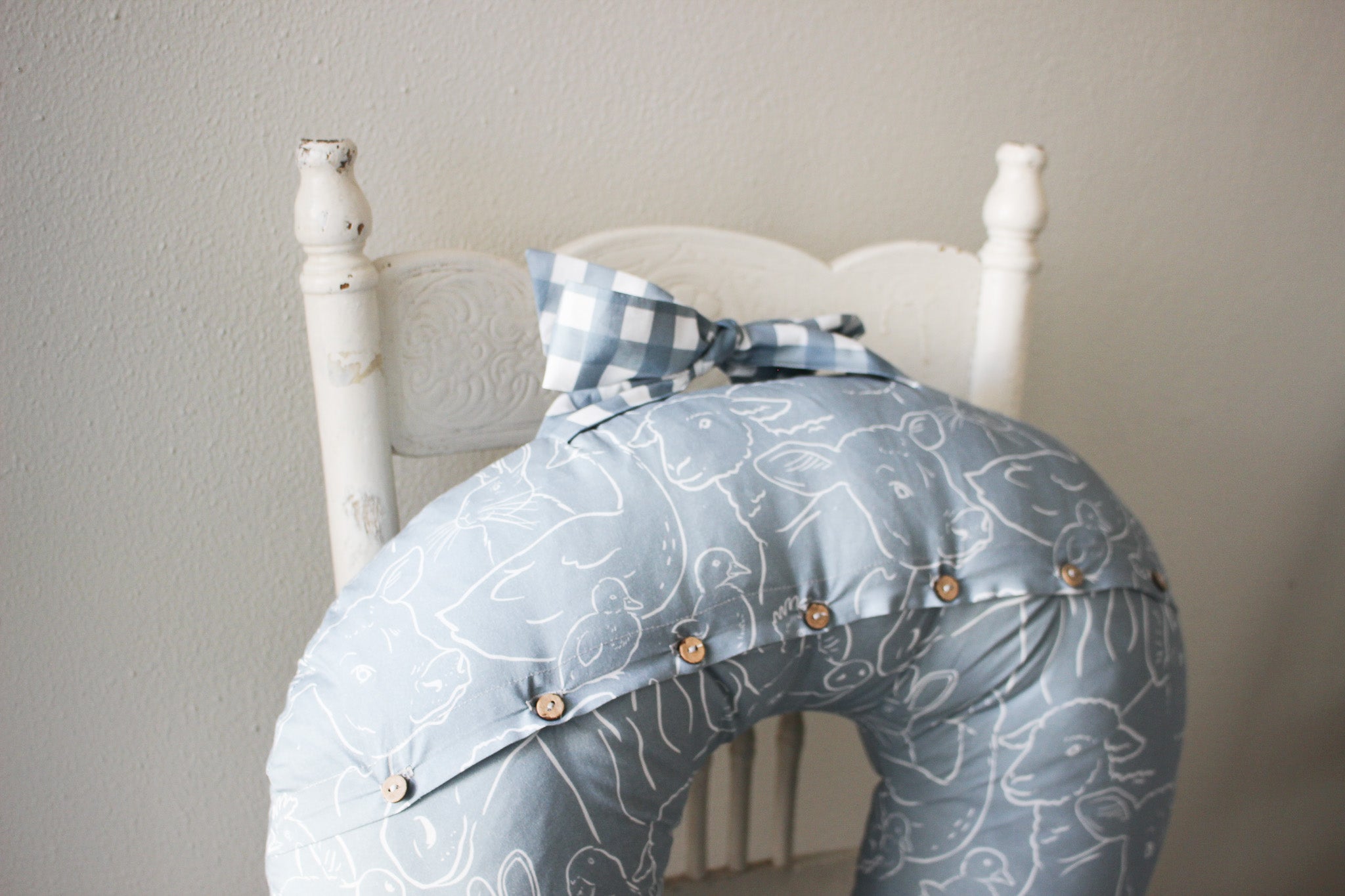 Cotton Nursing Pillow | Farm Animals | Karoo Skies