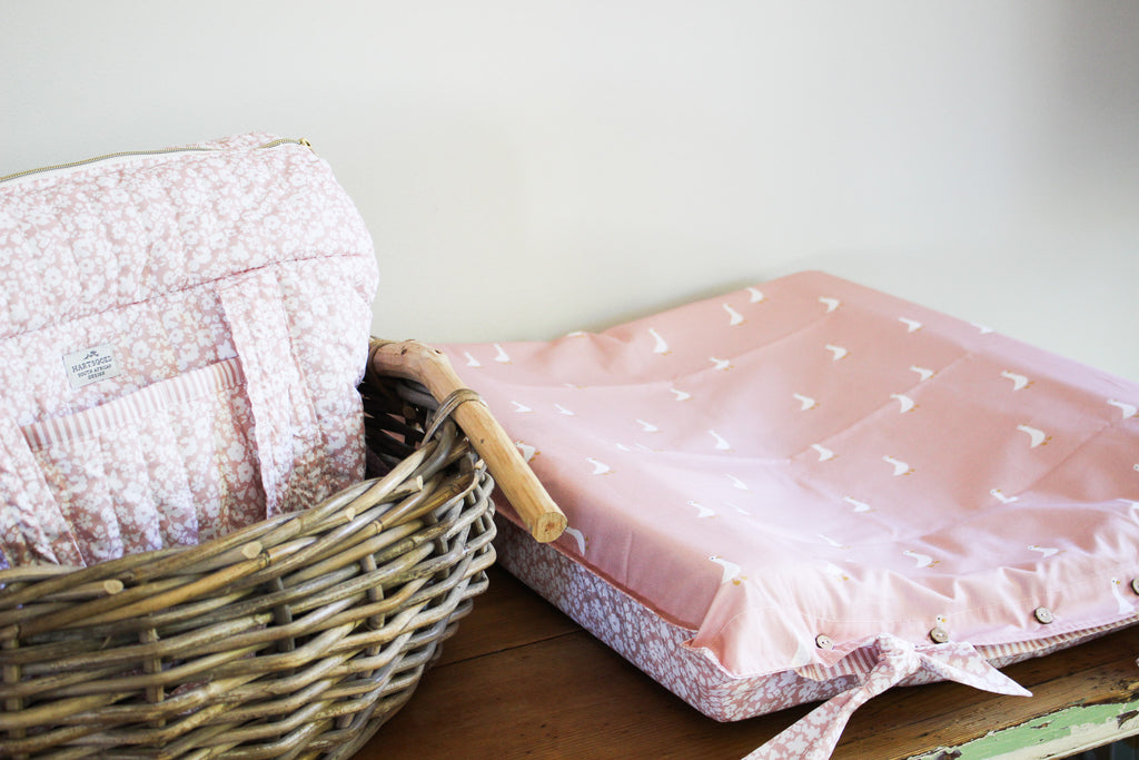 Cotton Changing Mat | Dusty Rose