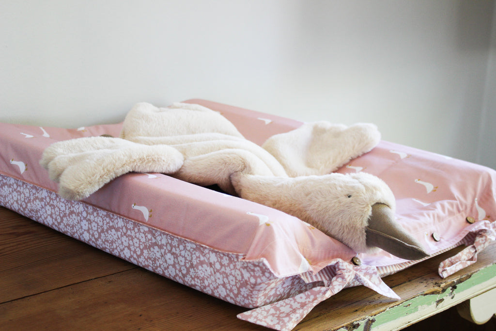 Cotton Changing Mat | Dusty Rose