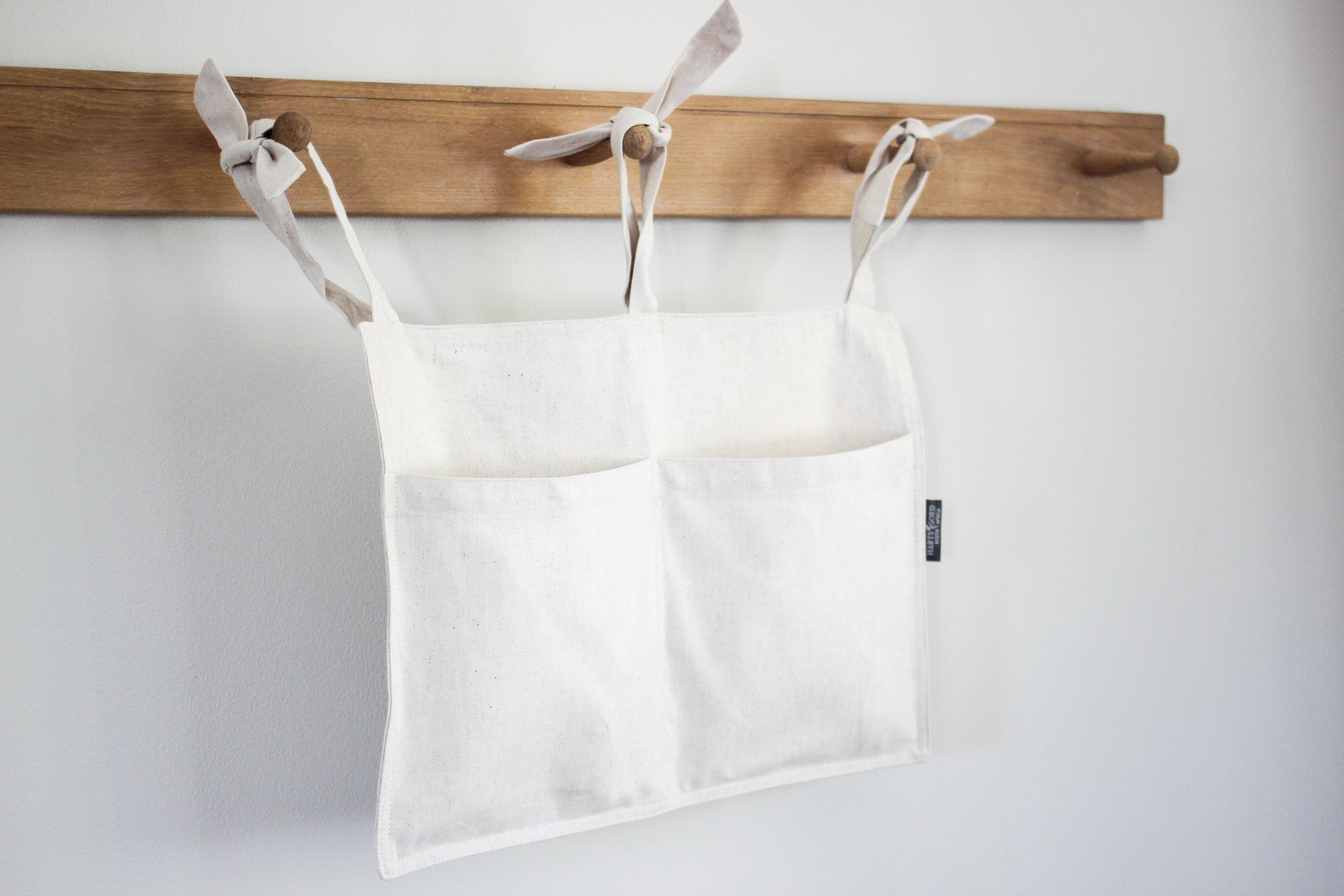 Baby Cot Organizer | 2 Pocket Storage | Linen