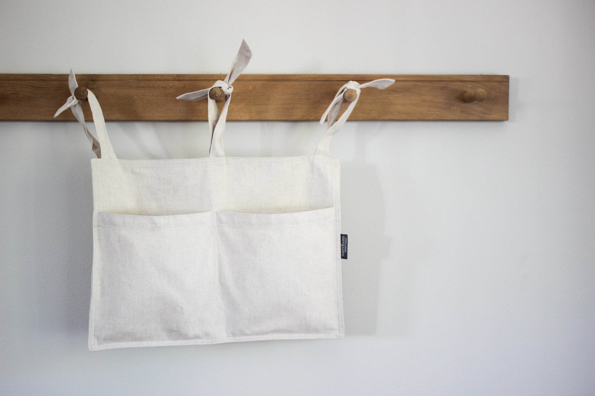 Baby Cot Organizer | 2 Pocket Storage | Linen
