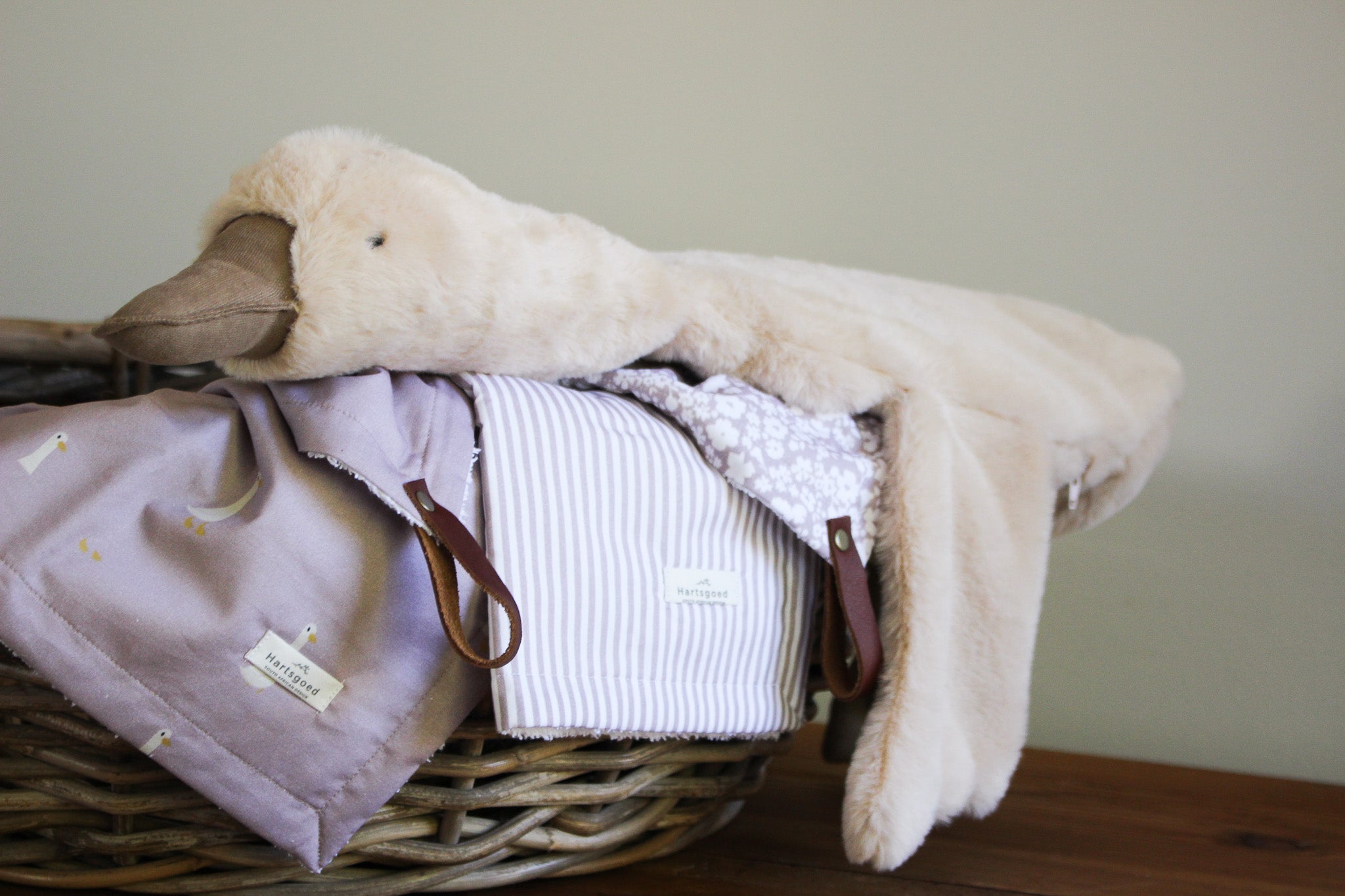 Cotton Burp Cloth | Mauve Lines
