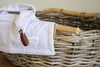 Cotton Burp Cloth | Mauve Lines