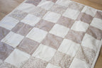 Quilted Baby Blanket | Mauve | 80 x 105cm