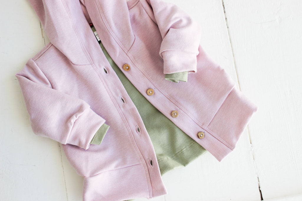 Jean Hooded Cardi | Lavender Blush