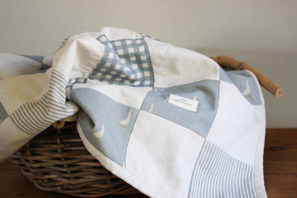 Quilted Kids Blanket | Grey | 145 x 200cm