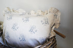 Karoo Frilled Cushion Cover | Grey Country Floral | 35 x 50cm