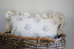 Karoo Frilled Cushion Cover | Grey Country Floral | 35 x 50cm