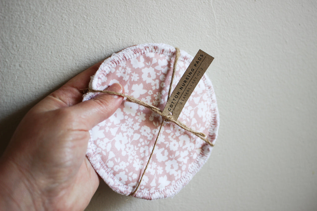 Karoo Mama Nursing Pads | Set of 2 |  Rose Flower Fields