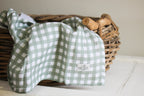 Karookind Heirloom Muslin Blanket | Karoo Fields | Gingham