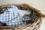 Karookind Heirloom Muslin Blanket | Karoo Skies | Gingham