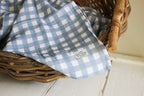 Karookind Heirloom Muslin Blanket | Karoo Skies | Gingham