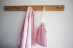 Karookind Heirloom Muslin Blanket | Dusty Rose | Farm Animals