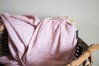 Karookind Heirloom Muslin Blanket | Dusty Rose | Farm Animals