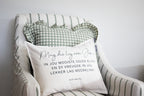 Karoo Frilled Cushion Cover | Olive Gingham | 50x50cm