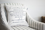 Linen Cushion Cover | Karoovlaktes vol vrede | 50x50cm