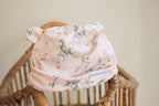 Handmade Baby Bear Beanie | Blossoms on Blush