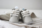 Handmade Baby Vellies | Taupe Leather