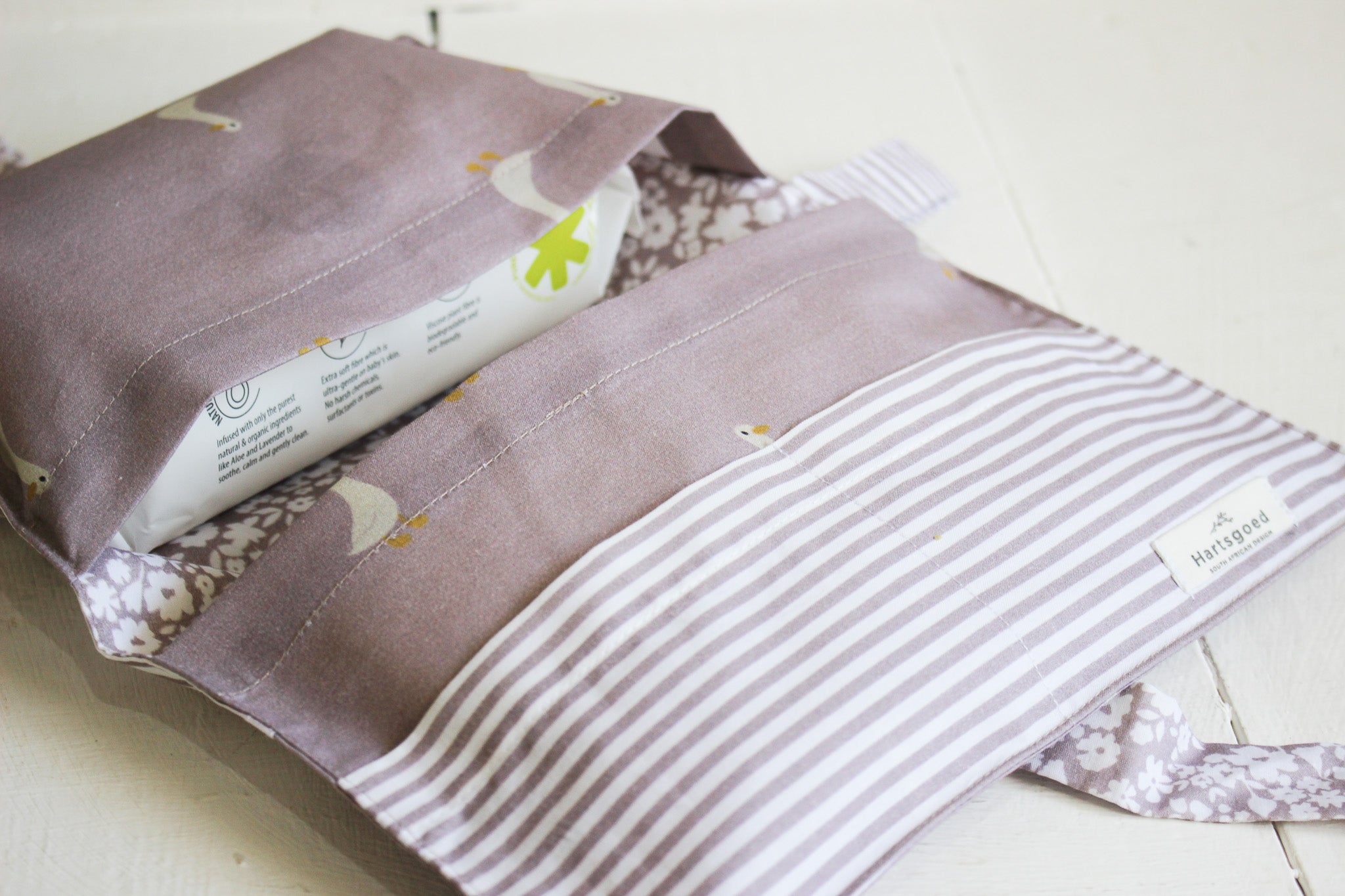 Nappy Clutch | Ducks | Mauve
