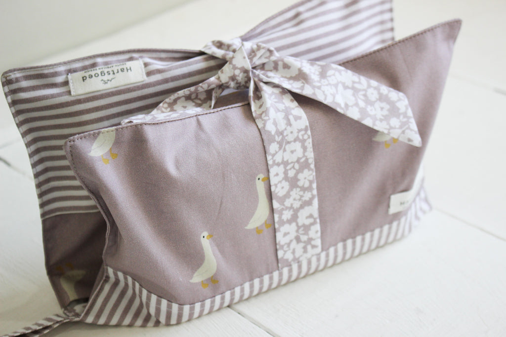 Nappy Clutch | Ducks | Mauve