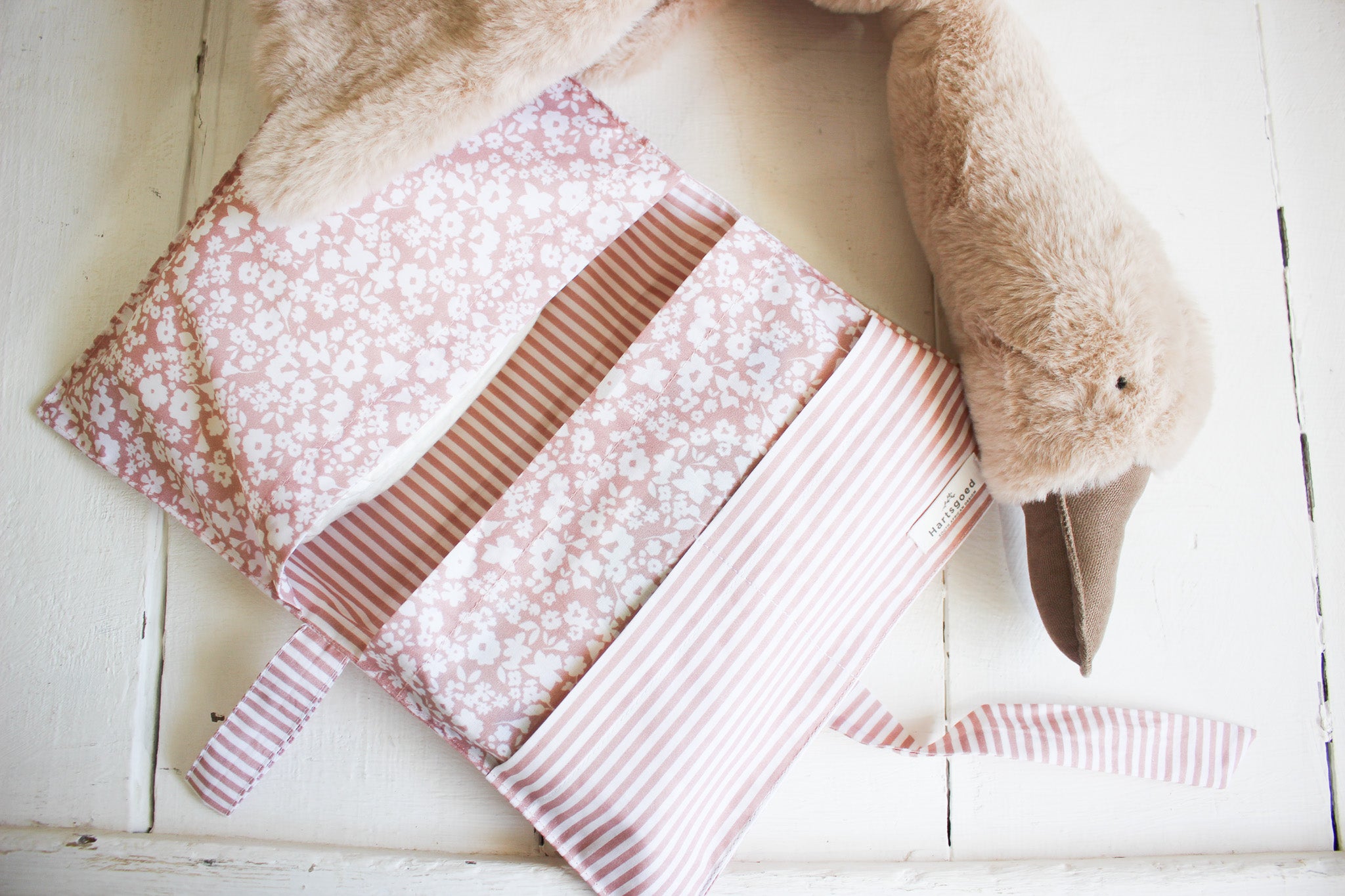 Nappy Clutch | Flower Fields | Dusty Rose