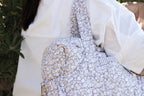 Quilted Cotton Nappy & Weekender Bag | Mauve