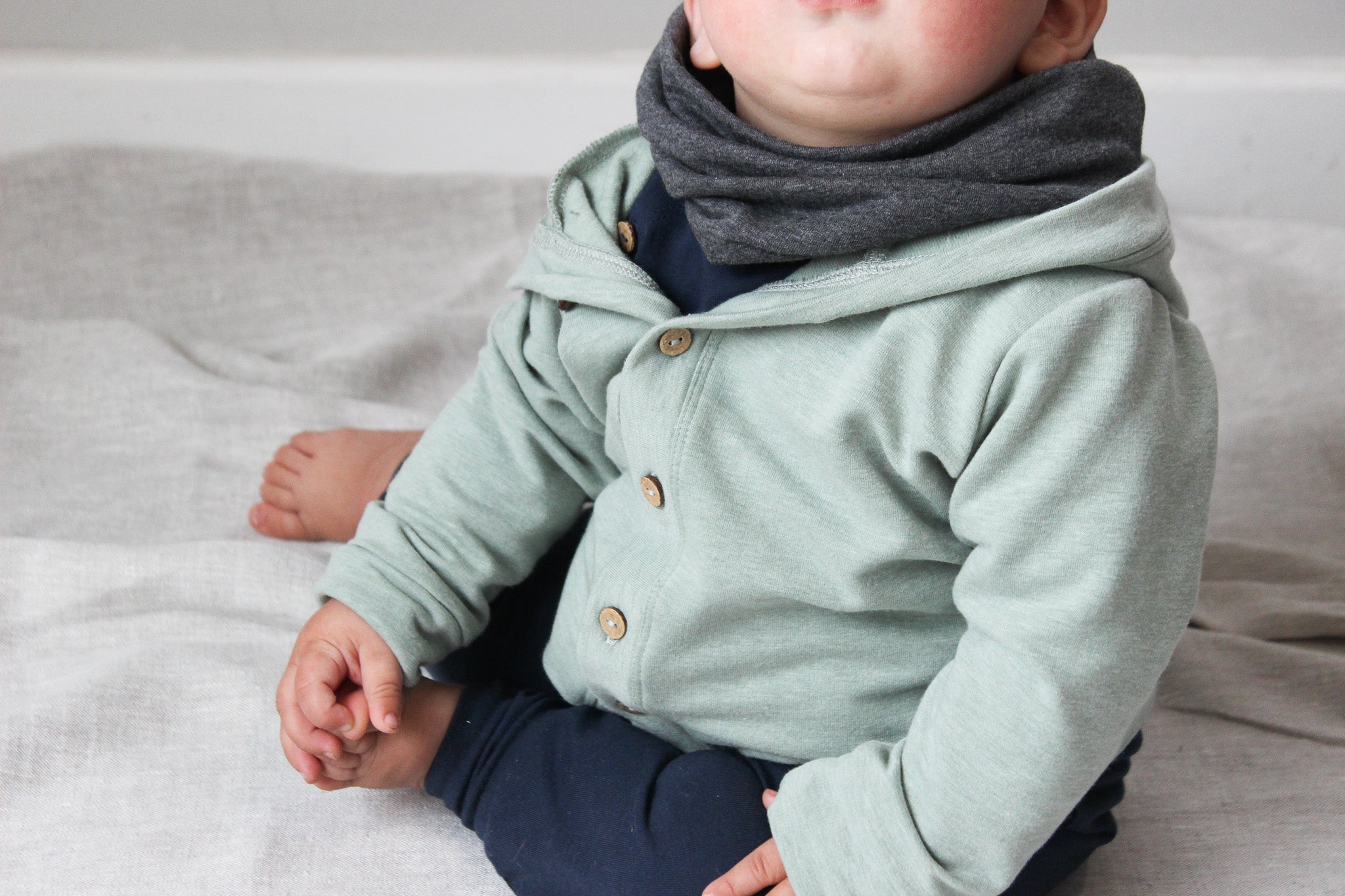 Jean Hooded Cardi | Olive