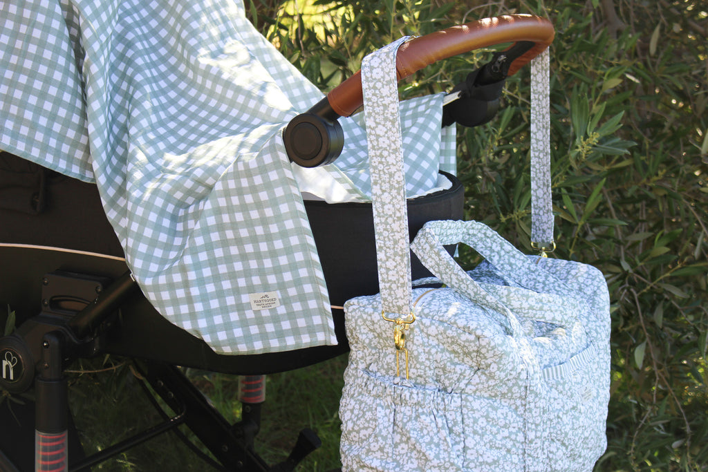 Quilted Cotton Nappy & Weekender Bag | Karoo Fields