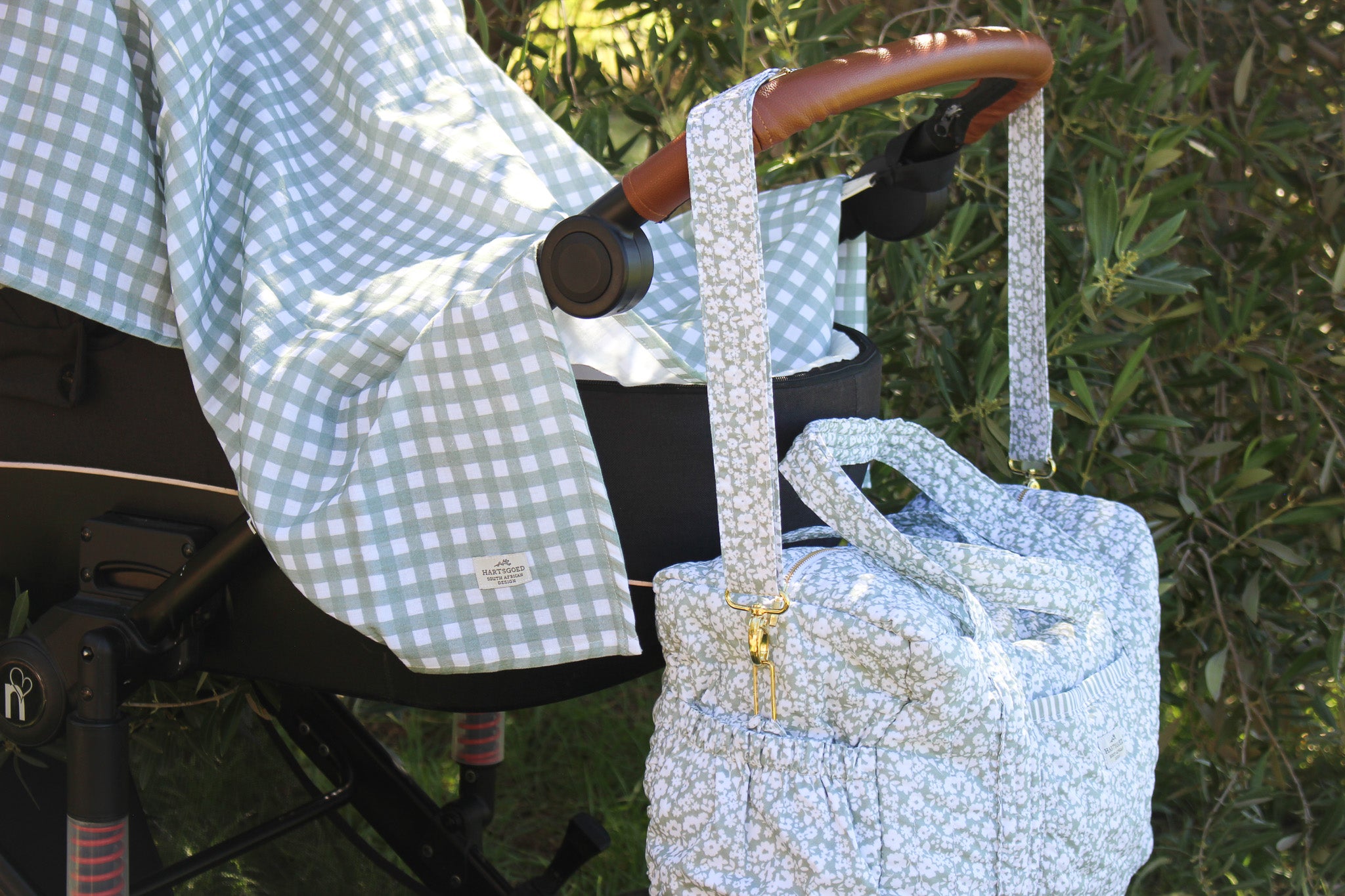 Quilted Cotton Nappy & Weekender Bag | Karoo Fields