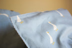 Cot  Duvet Set (100% Cotton) | Ducks & Lines | Karoo Skies