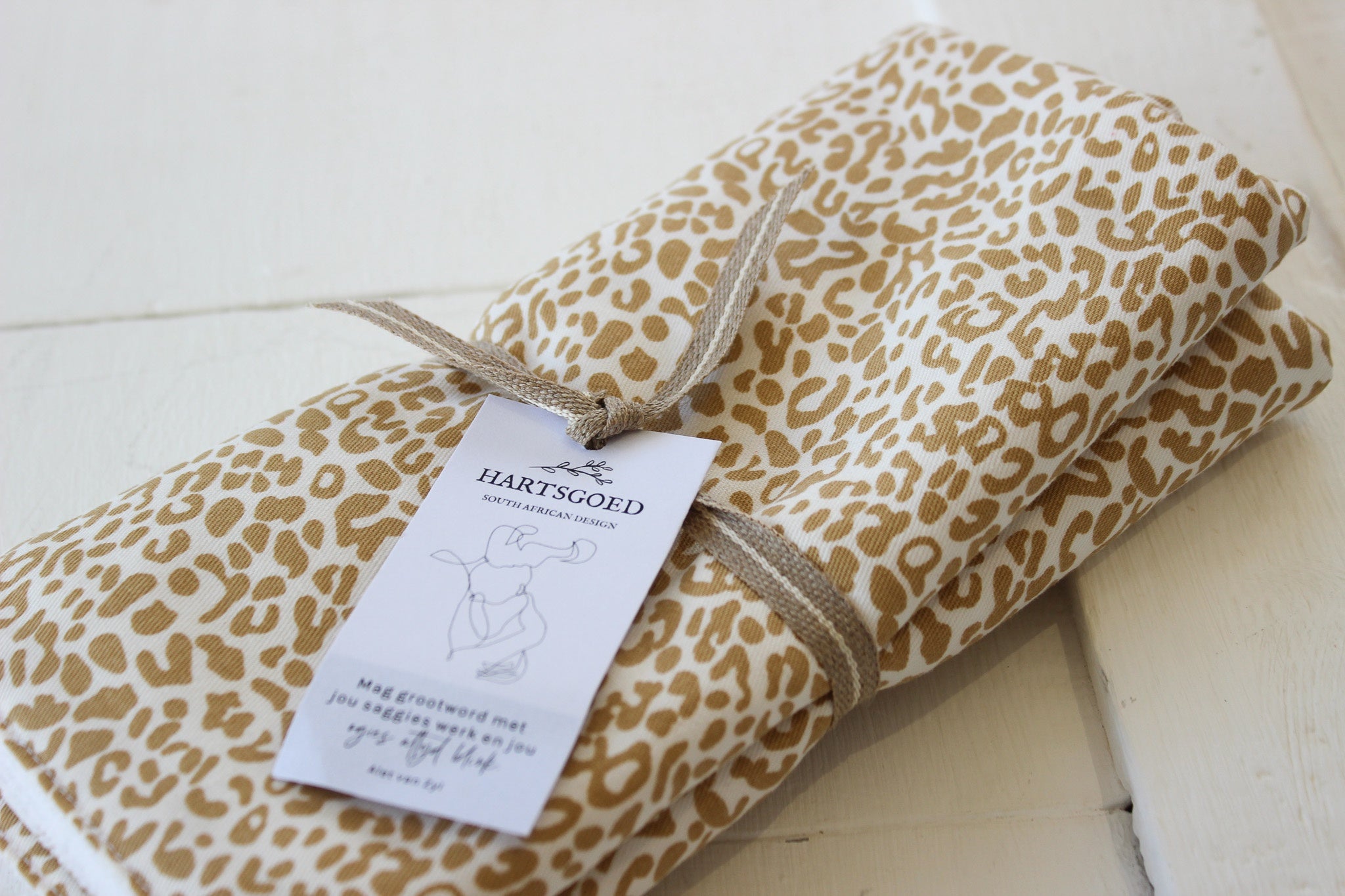 Burp cloth  |  Leopard