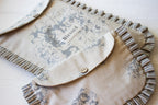 Frilled Bible Bag | Grey | Blessed
