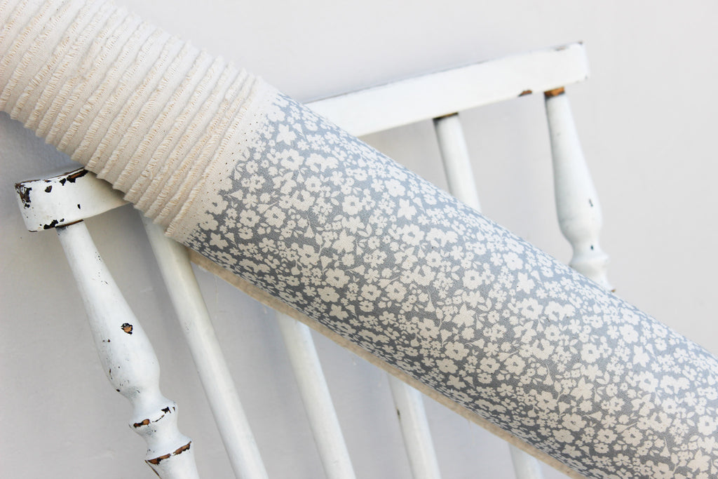 Fabric | Grey Fields of Flowers
