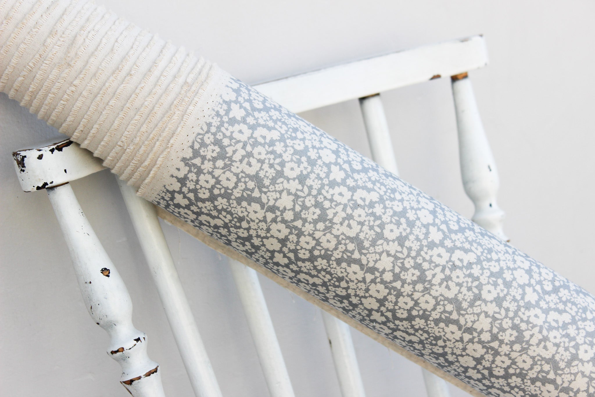 Fabric | Grey Fields of Flowers