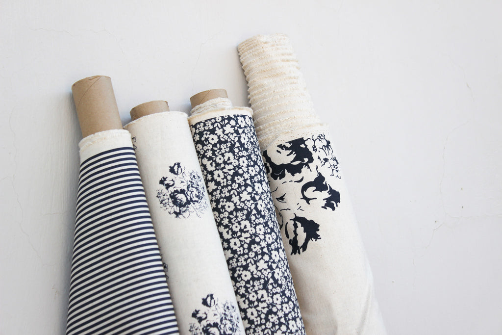 Fabric | Navy Lines