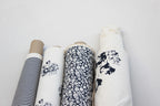 Fabric | Navy Fields of Flowers