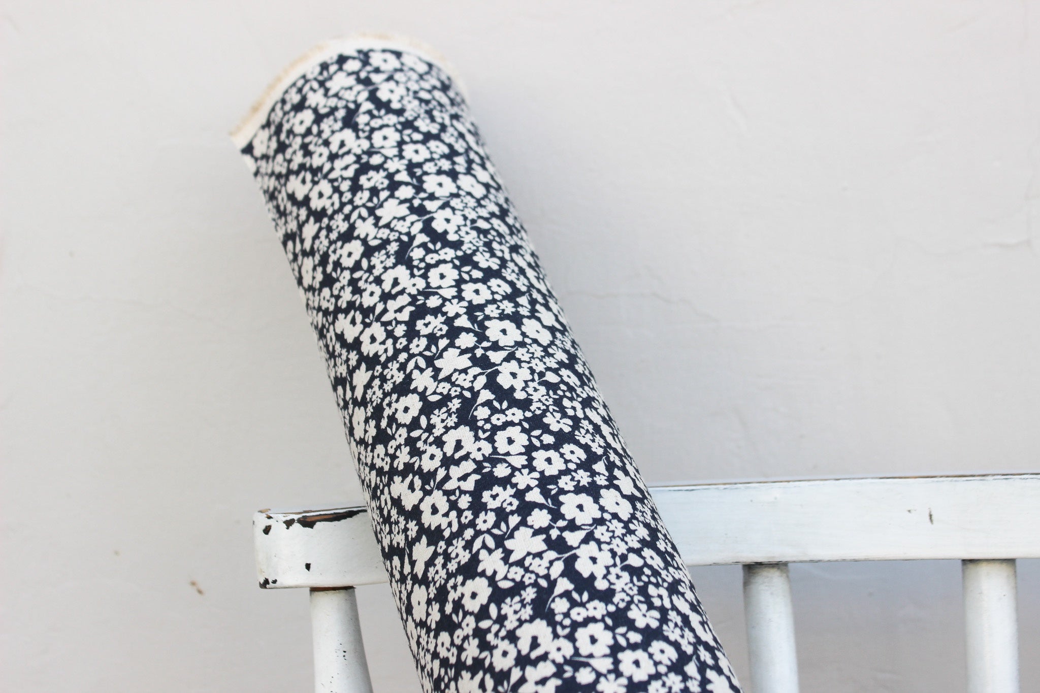 Fabric | Navy Fields of Flowers
