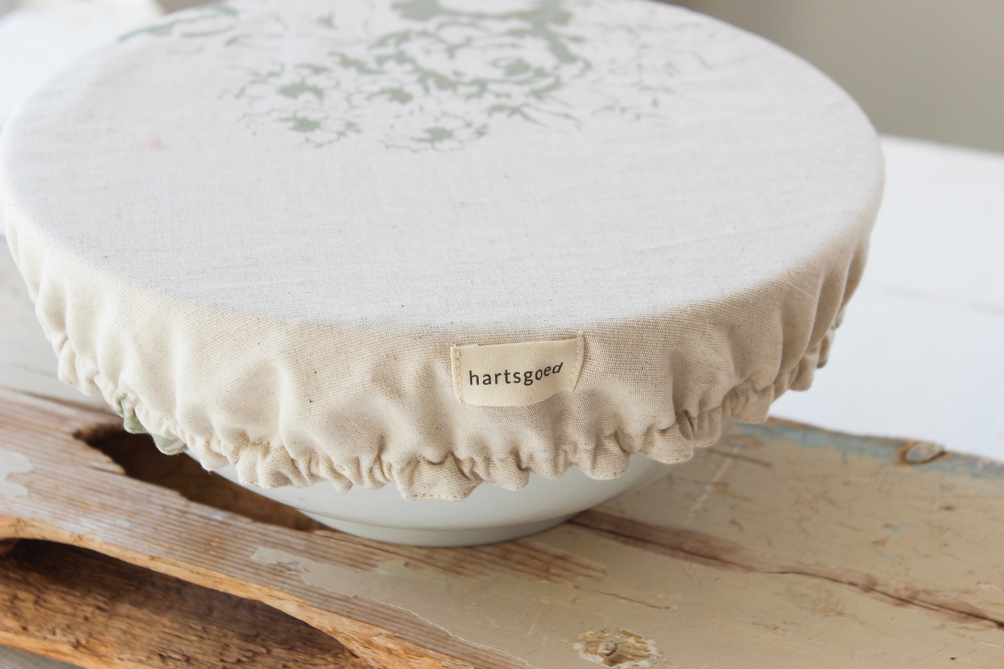 Reversible Bowl Cover (L) | Olive Country Florals