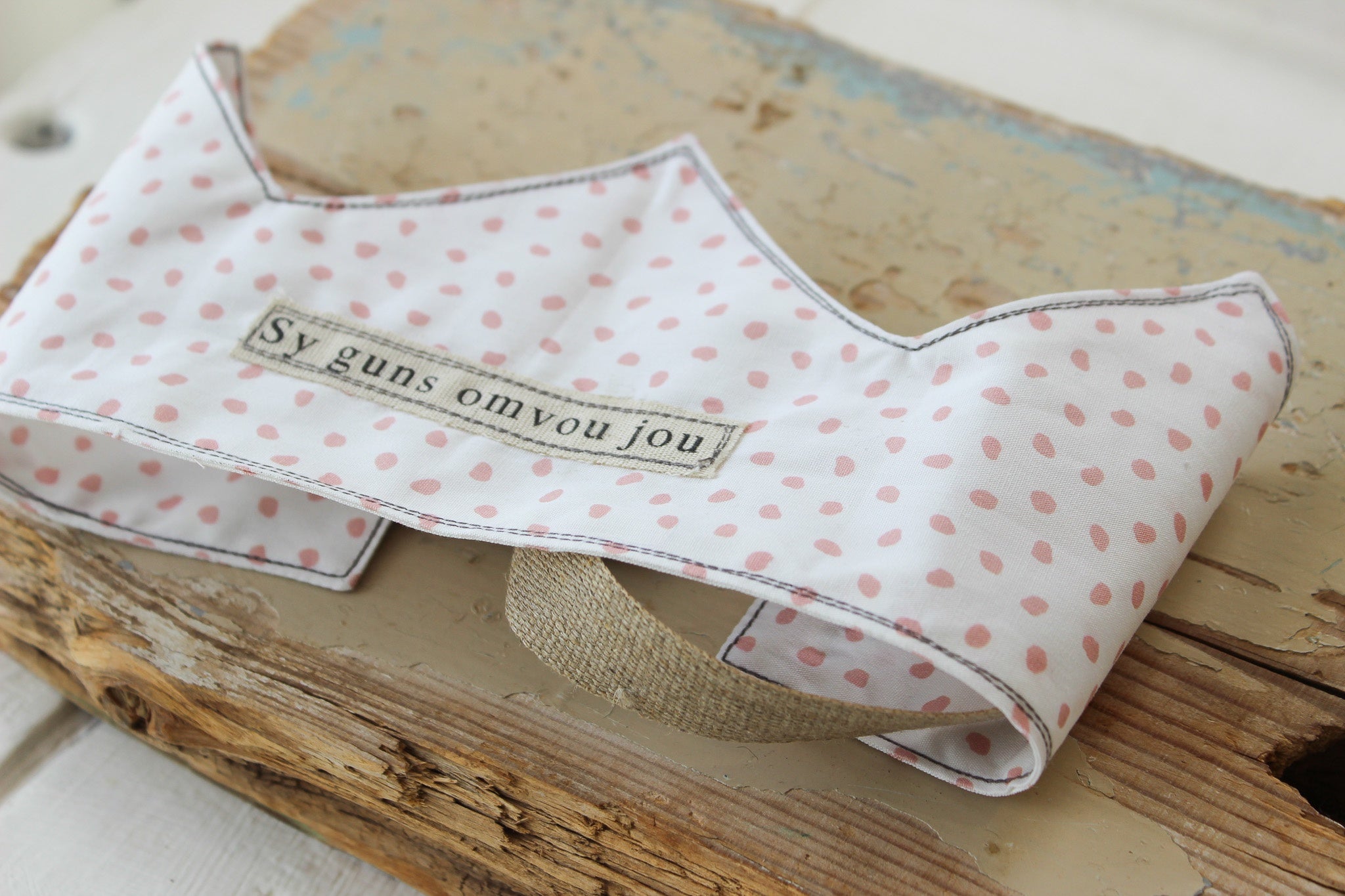 Birthday Crown | Pink English & Afrikaans blessing