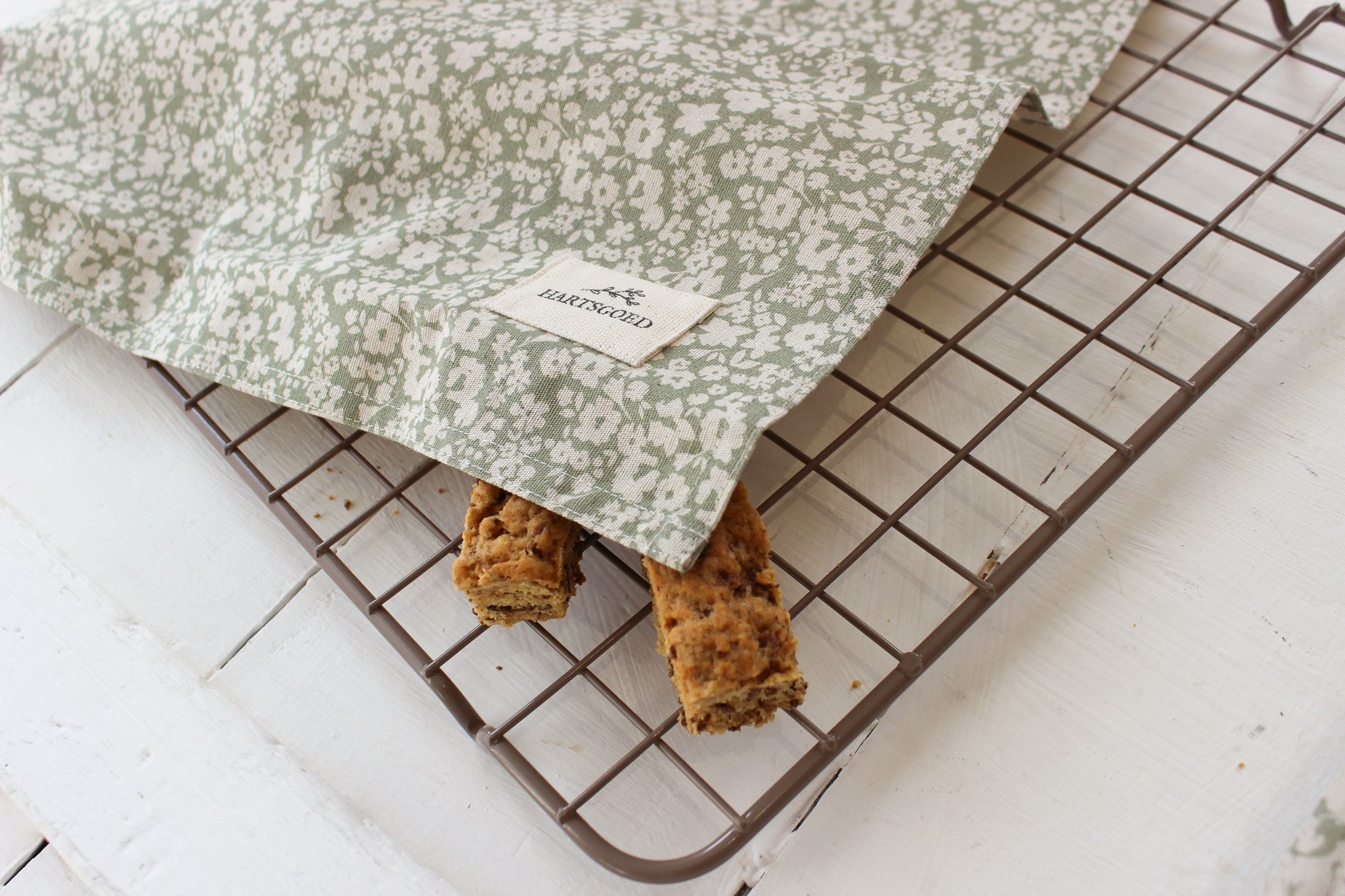 Tea Towel | Olive Fields of Flowers