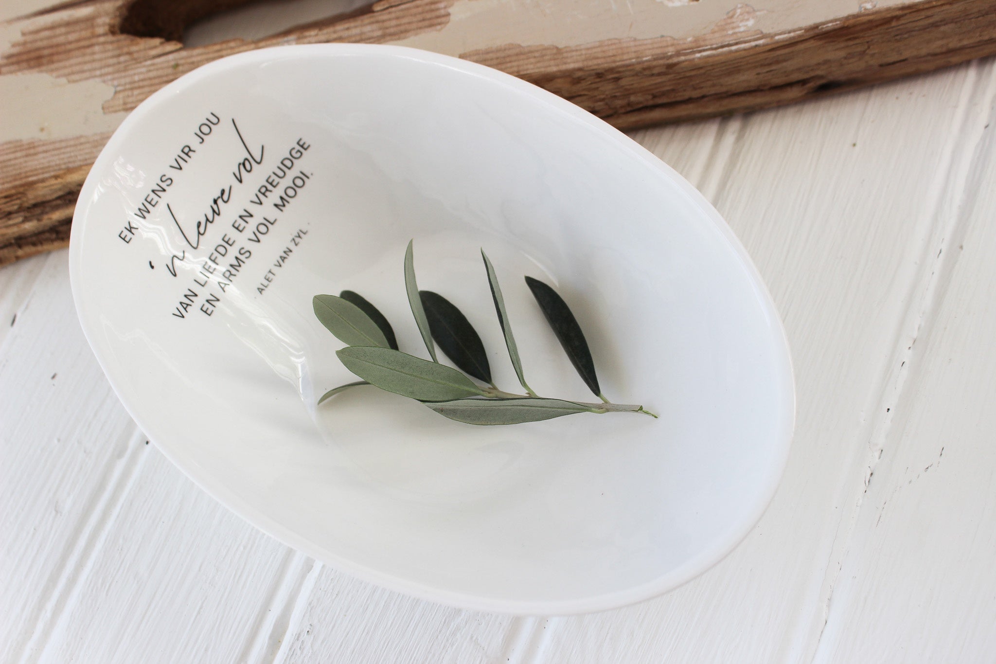 Medium Oval Bowl | Ek wens vir jou