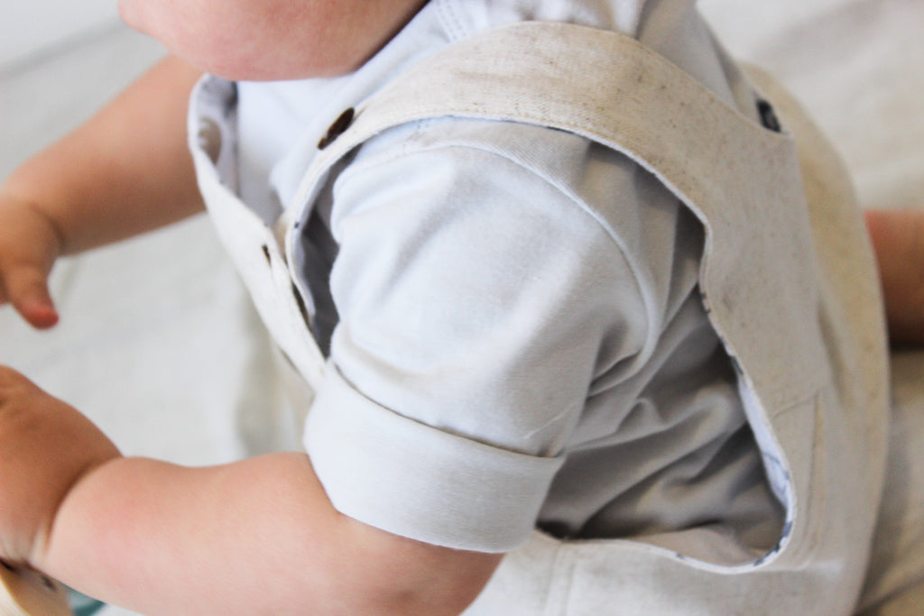 Stiaan Dungaree | Natural Linen