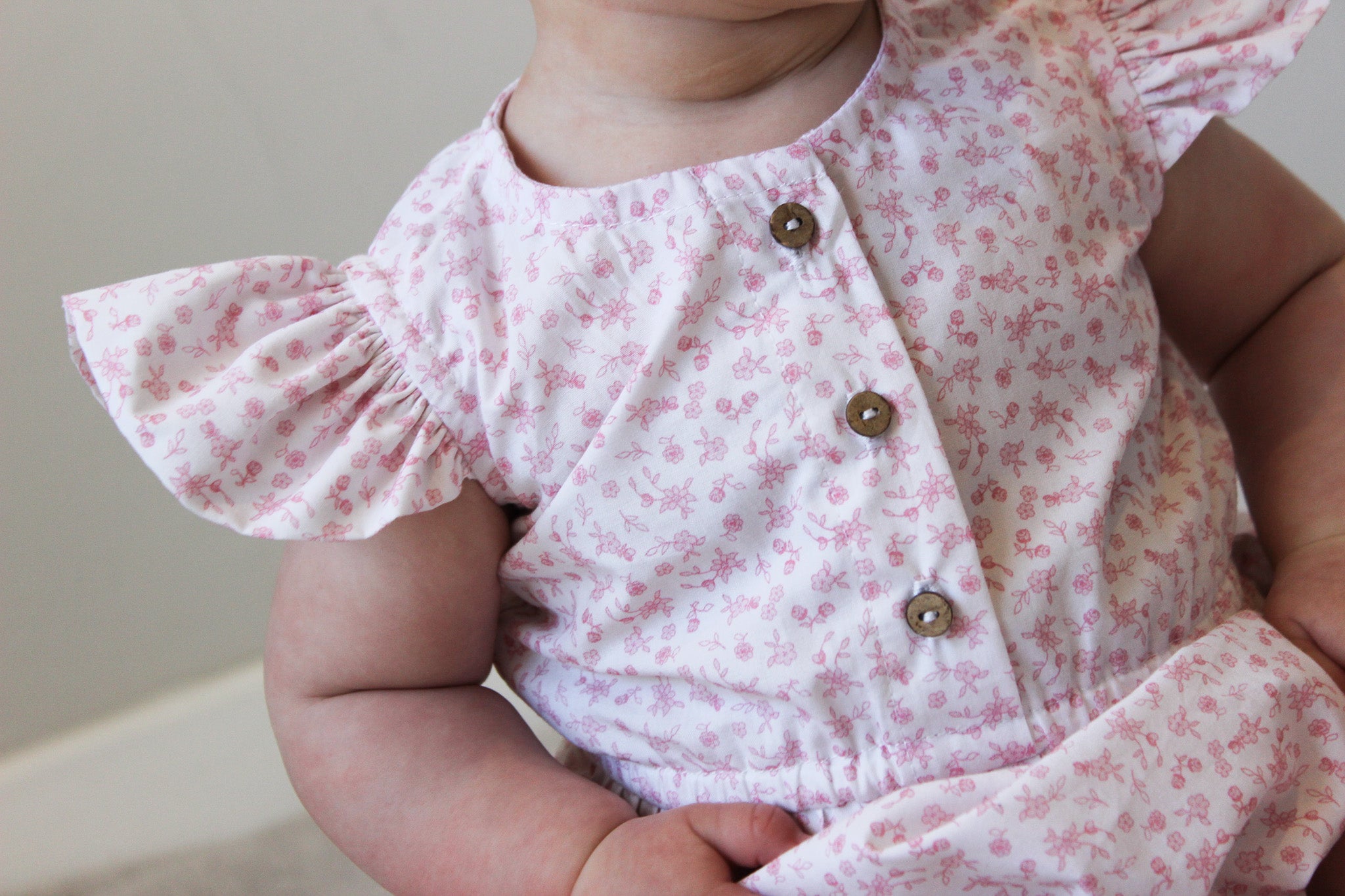 Beate Romper | Little Pink Floral