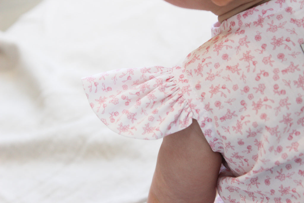 Beate Romper | Little Pink Floral