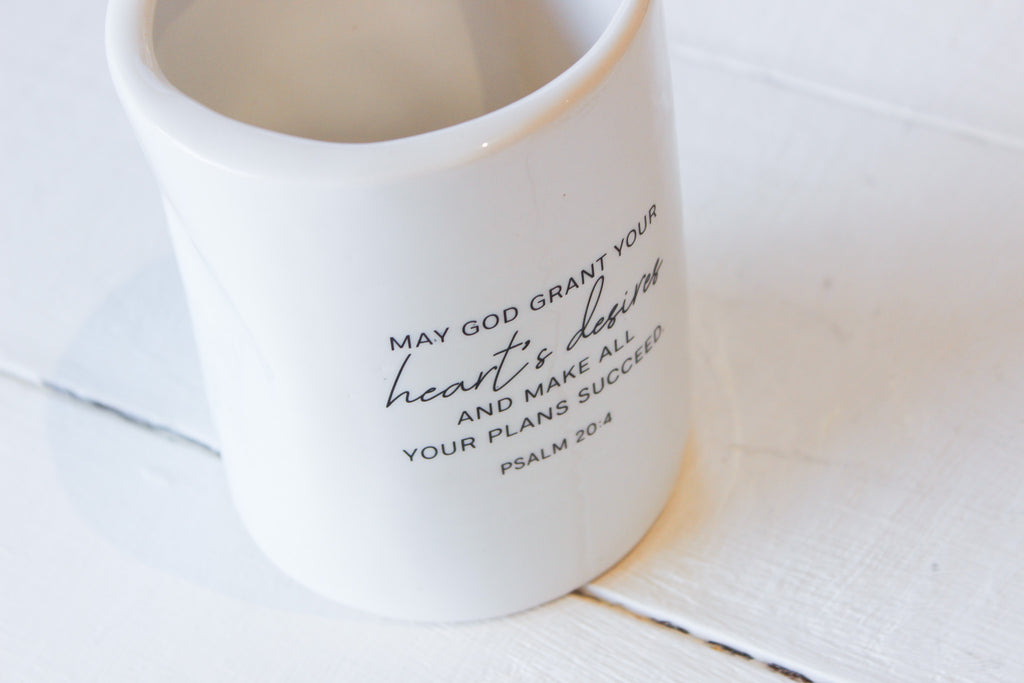 Tin Vase | Psalm 20:4
