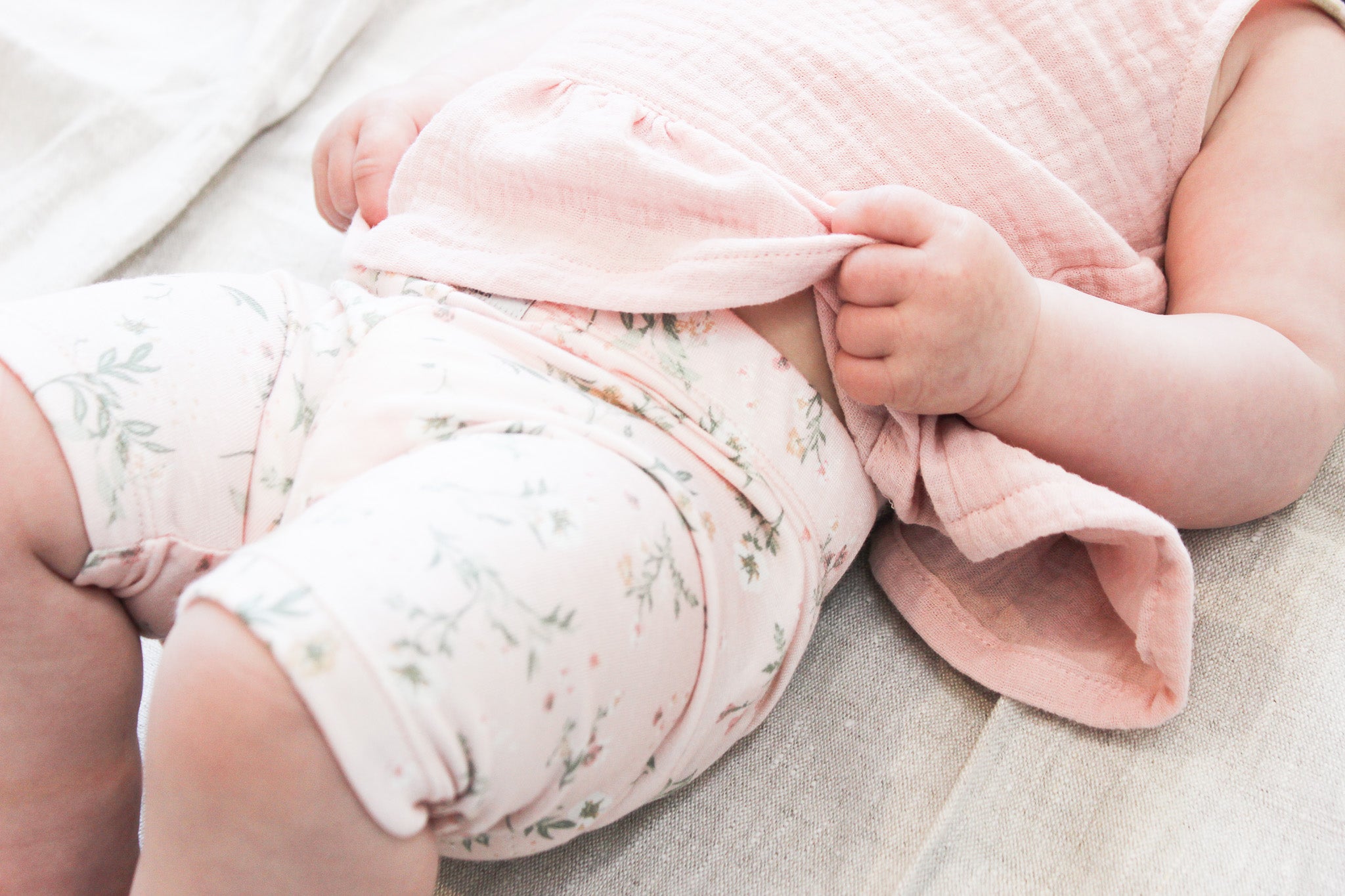 Short Summer Legging | Blossoms on Blush